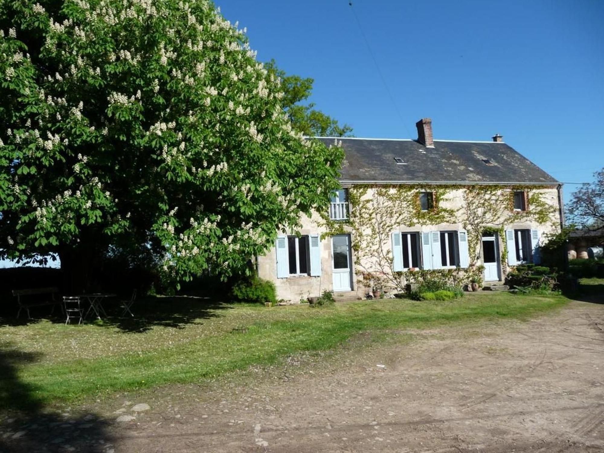 Chambres Confortables Et Jardin Ombrage Dans Une Ferme Du Xixeme Siecle Pres De Chateauroux - Fr-1-591-699 Montchevrier Exterior foto